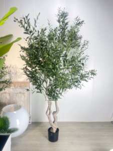 Grande Guirlande d'Olives Artificielles Décoratives d'Intérieur Faite à la Main, Luxe, Écologique, Certifiée Anti-UV pour Anniversaire - Product Image 2