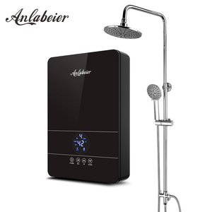 Chauffe-eau électrique instantané sans réservoir 220-240V 3000-6000W Bouton tactile Affichage LED intelligent IPX4 2-6L/min Pièces de rechange gratuites - Product Image 5