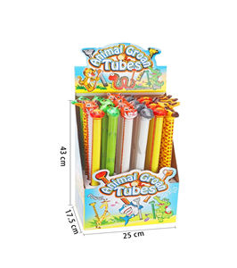 Bomboniere strumenti musicali suonatore di bastoncini sonori per bambini animale tubo di plastica - Product Image 2