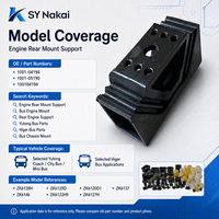 Nouveau support de montage arrière du moteur SY NAKAI 1001-04194 (OE 100104194) Métal+Caoutchouc pour accessoires de bus Higer