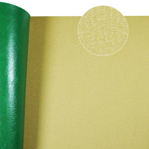 Venta al por mayor de la fábrica de cuero respetuoso del medio ambiente sostenible, reciclado de cuero sintético de PVC - Product Image 4