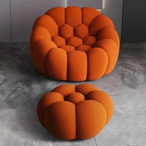 Sillón de <span class=keywords><strong>Espuma</strong></span> con Forma de Balón de Fútbol para Sala de Estar de Hotel Moderno, Sofá Individual para Dormitorio o Apartamento - Product Image 3