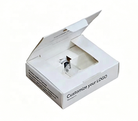 Boîte en carton rigide blanche personnalisée avec logo pour emballage de flacons cosmétiques, ampoules, sérums – Impression personnalisée pour soins de la peau, matériaux recyclés, solution complète