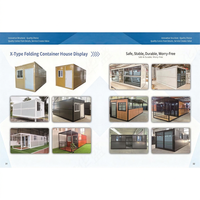Maison conteneur pliable de type X