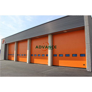 Puerta de Garaje Industrial Aislada Vertical de Acero de 16x14 10x10, Puerta Seccional Automática Comercial <span class=keywords><strong>para</strong></span> Exteriores - Product Image 2