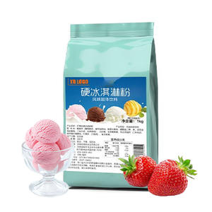 Polvo para Helado de Fresa, Mezcla de Polvo para Helado Duro, Bolsa de 1 kg, Sabor Vainilla, Precio con Descuento de Fábrica de Helados - Product Image 1