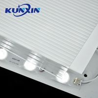 Kunxin 1.5mm 2mm 2.5mm brillant dé-éblouissant Led PS Texture linéaire UGR panneau de diffuseur de lumière