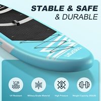Planche de paddle gonflable extra large pour débutants, 8 pieds, 11 pieds, avec accessoires complets pour le surf en vagues
