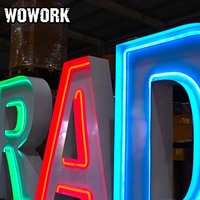 WOWORK Fushun Nouveauté : Lettres lumineuses géantes « Marry Me » pour la planification d'événements, la décoration de réceptions de mariage et les décorations d'événements.