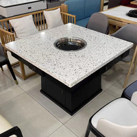 Mini Hot Pot Dansen pour une personne, cuisinière à fondue sur mesure, table à fondue sans fumée, table de barbecue à vendre