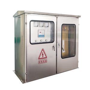Outdoor Electrical Distribution <b>Box</b> with <b>Lockable</b> Steel Enclosure for Electrical Equipment Protection - Product Image 4