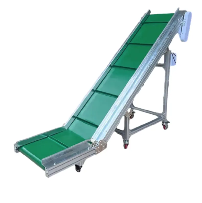 China supplier Z type climbing conveyor belt inclined for food&fruit manufacture