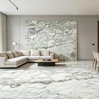 Marbre gris et blanc mélangé, style artistique classique, de qualité supérieure, pour bureaux de direction, suites résidentielles de luxe, revêtement de sol élégant pour chambres.