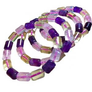 Di alta Qualità Ametista Citrino Perle di <span class=keywords><strong>Quarzo</strong></span> <span class=keywords><strong>Rosa</strong></span> Braccialetto Ametista Braccialetti di Perline - Product Image 1