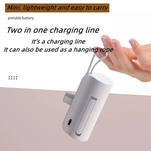 Capsule Fast Charging Portable Mini 5000mAh Chargers for Gift Type-c <strong>Interface</strong> Stand Power Banks - Product Image 3