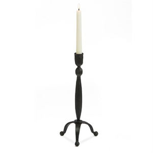 Bougeoir en fer noir antique forgé à la main - Product Image 1