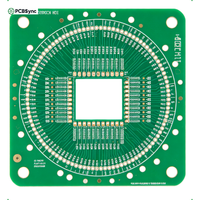 Circuit imprimé multicouche Rogers RT/duroid 5880, hybride 8/12 couches avec préimprégné 6002 pour module T/R de radar à réseau phasé