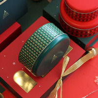 Boîte ronde de stockage de bonbons au chocolat pour biscuits de noël, vente en gros