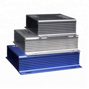 EBM IP54 Aluminum Project Enclosure Box <b>Sandblasted</b> Lithium Battery Extrusion Enclosure PCB Power Supply Junction Box - Product Image 4