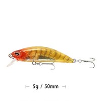 Leurres de pêche durs Mini vairon 5g/55mm Swimbait petit appât artificiel VIB evier matériel de pêche crochets Simulation poissons