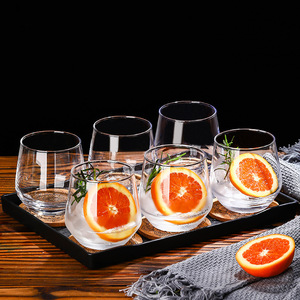 定制徽标大容量玻璃杯简约设计耐热玻璃杯咖啡杯 - Product Image 4