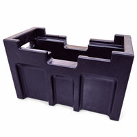 Étui en mousse PU moulée avec épaisseur personnalisable, emballage protecteur antichoc pour le stockage et l'expédition d'outils industriels