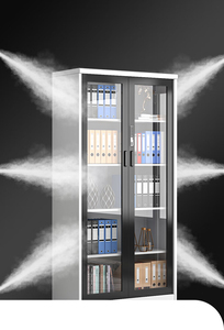 工場直接2ドアファイリング収納食器棚引き戸ブックドキュメントキャビネット - Product Image 5