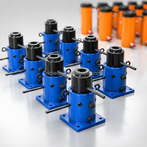 Vérin hydraulique autobloquant à simple effet avec écrou de blocage pour la construction de ponts - Product Image 3