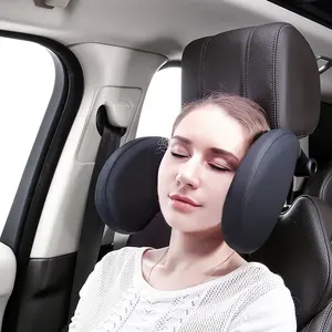 नवीनतम डिजाइन कार गर्दन समर्थन यात्रा Headrest तकिया चमड़े कार तकिया सिर गर्दन तकिया कार Headrest तकिया