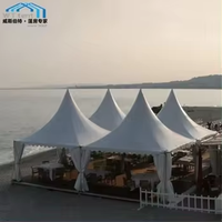 Tente de chapiteau de pagode de PVC d'aluminium imperméable extérieur de haute qualité tentes de mariage tente de pagode pour l'événement de partie