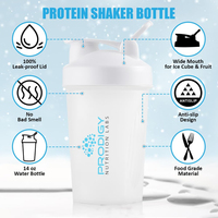 Bouteille de shaker à protéines en plastique sans BPA personnalisée de 400 ml, gobelet de mélange de poudre de sport portable pour la salle de sport, bouteille d'eau de fitness