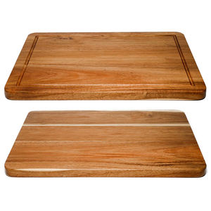 Planche à découper en bois double face Planche à découper en acacia de cuisine - Product Image 2