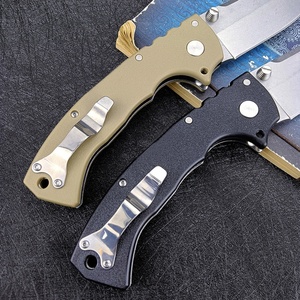 Couteau de poche pliable pour la randonnée et le camping CS 4-MAX Scout, lame en acier AUS-10A, manche en nylon et fibre de verre, OEM/DIY - Product Image 4