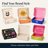 Boîtes personnalisées avec logo, boîte à courrier ondulée pastel, emballage de luxe en carton, boîte d'expédition, boîte cadeau