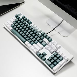 104 key ABS keycap RGB Backlit Ergonomic USB Type-C có dây hot swappable Red Brown chuyển đổi cơ khí chơi game Bàn phím cho máy tính để bàn - Product Image 1