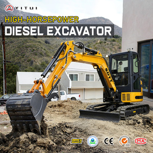 उच्च दक्षता मिनी खुदाई 3.5 टन कस्टमाइज्ड क्रॉलर डिगर फास्ट ऑपरेटिंग स्पीड फोल्डेबल बूम टिकाऊ और विश्वसनीय - Product Image 2