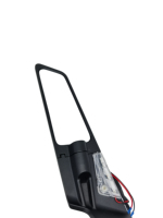 ABYDMOTO Rétroviseur de moto universel en aluminium noir ultra-cool avec boîte pour une conduite plus sûre et un remplacement facile