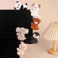 Pingüino de Peluche de 10 cm, Juguete Educativo Popular, Muñeco de Compañía, Clip para Cortina de Oficina, Adorno, Juguete de Peluche