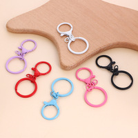 Gelakte zinklegering kreeft figuur-acht sluiting sleutelhanger 3-delige set DIY handgemaakte sieraden accessoires speelgoed hangers creatief