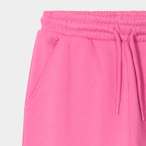 Pantalones Deportivos de Felpa con Cintura Media y Encaje para Niñas, con Puños Acanalados y Cintura Elástica, Ropa Deportiva Ecológica - Product Image 3