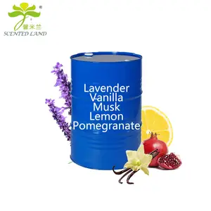 Lavanda vaniglia muschio limone melograno sintetico olio di Fragranza per il Sapone/detergente/candela/bevanda rinfrescante di aria di materie prime