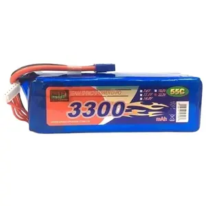 Ep Hoge Ontlading Lipo Fpv Helicopter Rc 3.7V Polymeer Batterij 55C Soft Case 3300 3600 3800Mah Drone lipo 6S Batterij