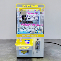 Настольный мини-автомат Claw Machine для 1 игрока, монетоприемник, аркадная игра, гарантия 12 месяцев, английский язык, сертификат CE