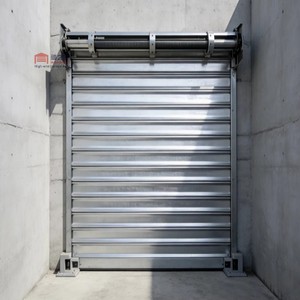 <span class=keywords><strong>Porte</strong></span> <span class=keywords><strong>de</strong></span> sécurité commerciale robuste en acier inoxydable, résistante au vent et à l'eau, <span class=keywords><strong>avec</strong></span> système <span class=keywords><strong>de</strong></span> fermeture à enroulement - Product Image 2