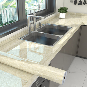 2024 Tùy Chỉnh Bằng Đá Cẩm Thạch PVC Tường Giấy Thiết Kế Hiện Đại Trong Nhà Trang Trí Nội Thất Không Thấm Nước Và Chống Tĩnh Điện Cho Căn Hộ - Product Image 3