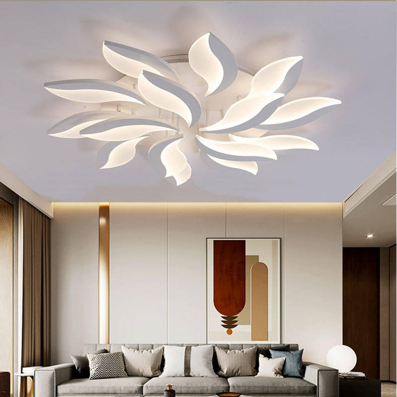 Contemporary Minimalist LED Ceiling Lamp Unique Creative Ceiling Lighting for Living Room Master Bedroom Study Dining Room
