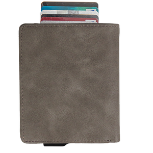 ที่ใส่บัตรแบบสั้นมีซับในทำจากไนลอน PU แบบธุรกิจพร้อมดีไซน์ป๊อปอัพ - Product Image 6