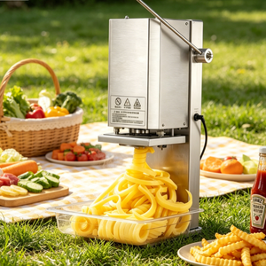 Nouvelle machine à couper et à trancher les pommes de terre automatique à faible bruit pour usage commercial - Product Image 1