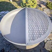 Table et foyer extérieur modernes en acier inoxydable de haute qualité, de grande marque OEM, avec revêtement en poudre, pour cuisson au gaz/propane en extérieur