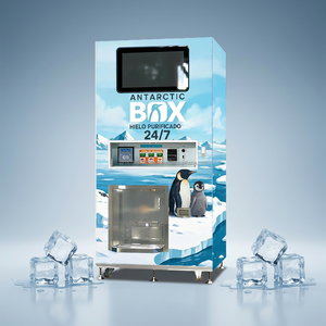 YISO/ Máquina expendedora automática de hielo para comercio transfronterizo con empaque sellado, producción diaria de 450 kg, nube inteligente - Product Image 1